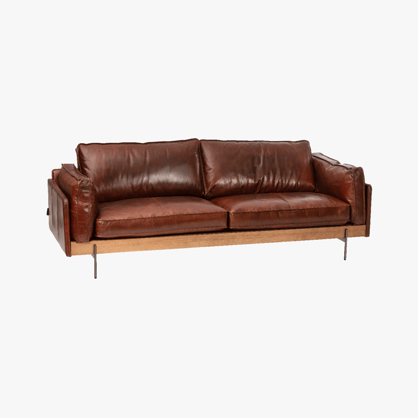 S0594-3D Leather Sofa 225X86X79