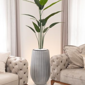 כד Elegance 70 בשילוב ציפור גן עדן מלאכותית