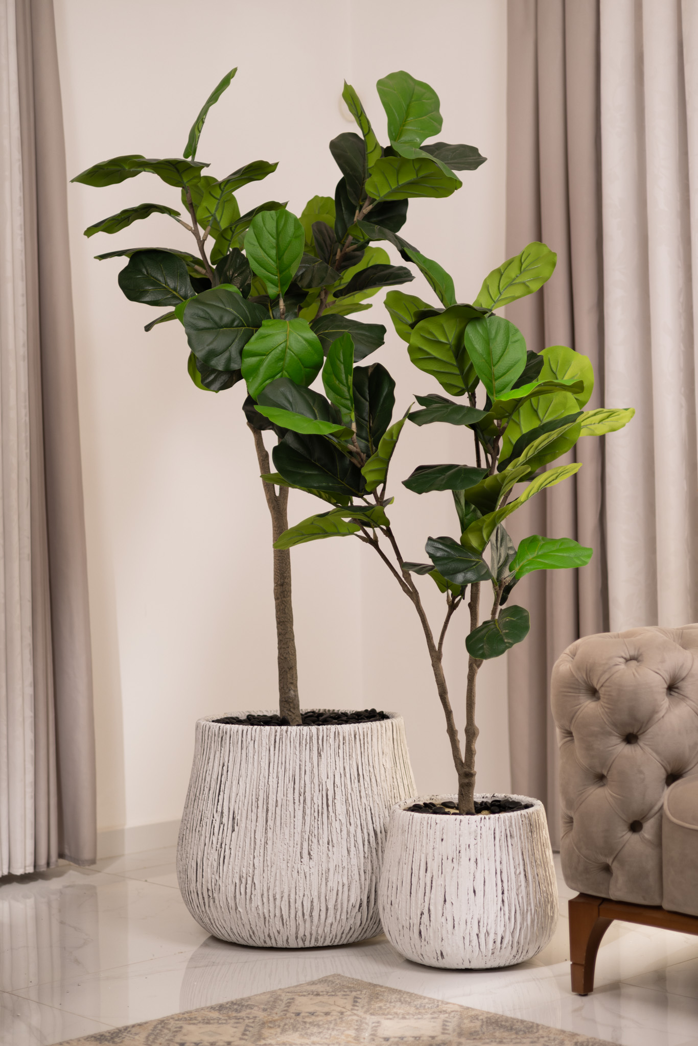 סט זוג פיקוס כינורי מלאכותי בשילוב כדי Stone Model – תמונה 2